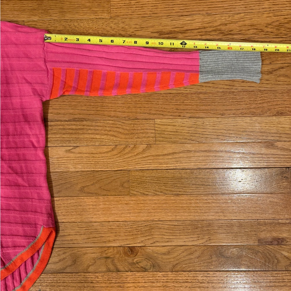 Colorful Striped Crew Neck Sweater - Picture 6 of 6